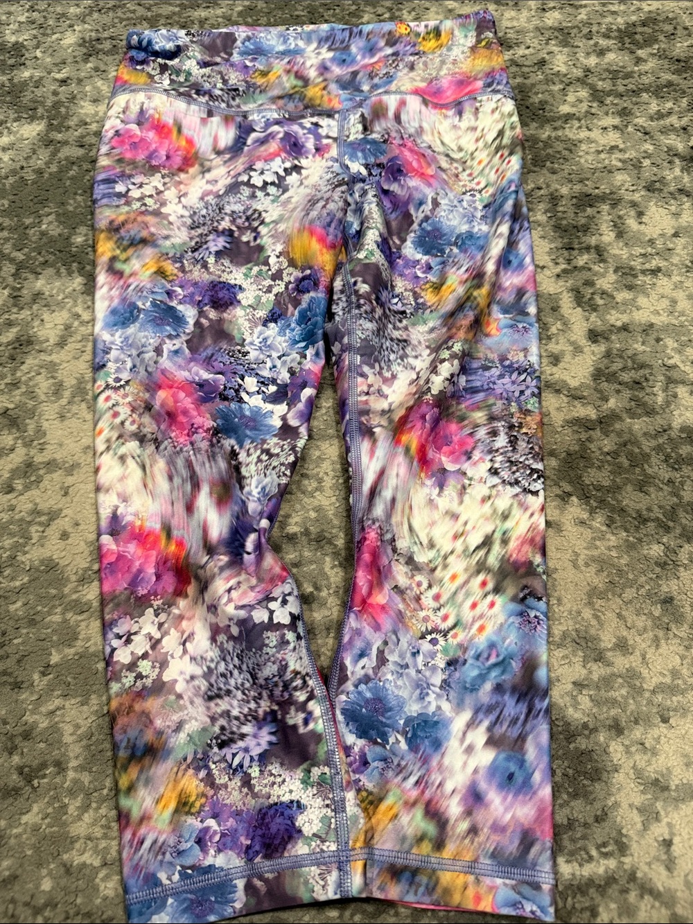 Athleta Performance Capri Leggings - Purple Multi